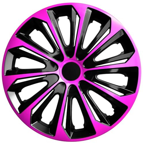 NRM Radzierblende Strong schwarz/pink 15 Zoll 4er Set