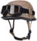 Vintage Helme DOT/ECE-Zulassung,Halber Motorradhelm mit Brille Chopper Helm,geeignet für Männer und Frauen Motorradhelm Cruiser Scooter,Motorradhelm im Wehrmacht Style 6,L(59~60CM)