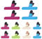 Zhtulck Bag Clips for Food Storage, 2 Sizes - 12 Pcs Food Bag Clips for Food Storage, Reusable Food Clips, Food Clips Bag Sealing Clips for Snacks Coffee Home Kitchen, 4 Color