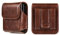 Riñonera Cintura Cuero para Móvil, Bolsa Cintura Teléfono Bolsillo Hombre Compatible con Samsung Galaxy Z Flip 6/Z Flip 5/Z Flip 4/Z Flip 3/Z Flip 4G 5G/Motorola RAZR 50 Ultra 5G/Huawei P50 Pocket S