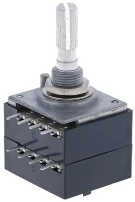 JIOYUNG eufeifeiegds 1Pc Potentiometer 250K Log Alps Audio Amp Volumen Control Potentiometer Stereo W Lautstärke wefeiegds
