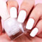 Matte Nail Polish Air Dry Nail Lacquer for Nail Art Varnish, Mist Effect Matte Finish Velvet Nail Polish, 0.35 fl oz (White-10-A, 10 ML)