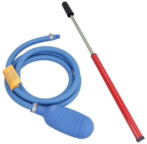 PVC Sealing Inflatable Test Air Bag 2 (50mm) Drain Pipe Bung & Hand Pump