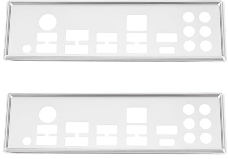 eMagTech 2 Stück I/O-Abschirmung Backplane Computer Schutzplatte kompatibel mit MSI B550-A PRO