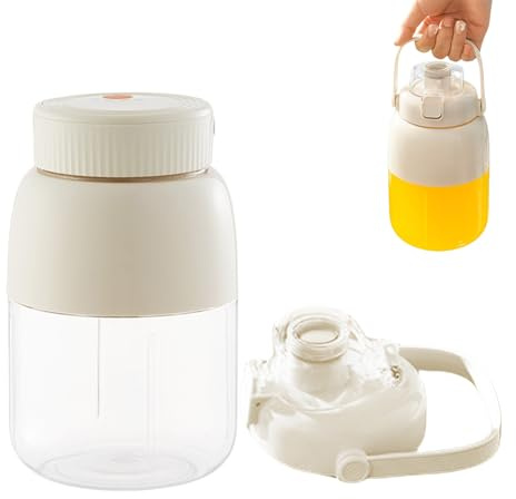 Gobelet Mixeur - Mixeur à Jus de Grande Capacité - Gobelet Shaker de Voyage | pour la Maison l'École la Préparation de Repas Boissons Fruitées Randonnée Camping Pique-nique Voyages