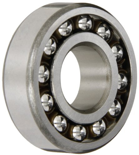 SKF 1204 ETN9/C3 Double Row Self-Aligning Bearing, ABEC 1 Precision, Open, Plastic Cage, C3 Clearance, Metric, 20mm Bore, 47mm OD, 14mm Width
