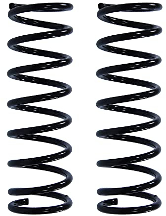BESTPRICE 2x Fahrwerksfeder hinten Schraubenfeder links & rechts Kompatibel mit FORD FOCUS Mk1 Stufenheck (DFW), FOCUS Mk1 (DAW, DBW)