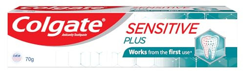 Colgate Sensitive Plus Sensitivity Relief Toothpaste, 70 g, mit PRO-ARGIN Technologie, klinische Proven Formula bietet INSTANT Relief From Tooth Sensitivity