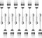 New Star Foodservice 58642 Edelstahl Rose Muster Abendessen Gabel, 7.2-inch, Set von 12