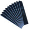 TNBL Nail File Professional Quality (80/80 Grit Square Black) Pack of 10 for Manicure & Pedicure Shaping & Styling