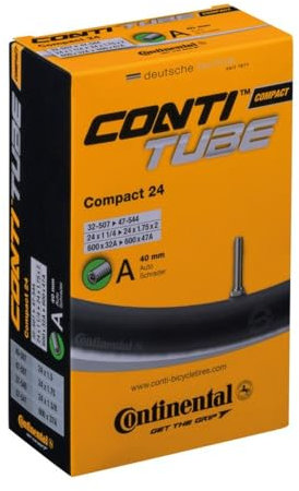 Continental Luftschlauch - Fahrrad Compact 24, a, 32/47-507/544, 181291