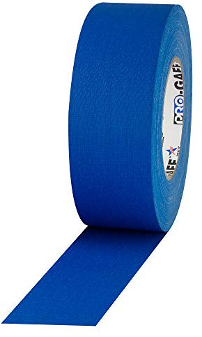 ProTapes 840178015815 Pro Gaff Premium Reinigungstuch matt Gaffers Tape mit Gummi Kleber, 11 Mil Dick, 55 YD. Länge, 5,1 cm Breite, Electric Blue