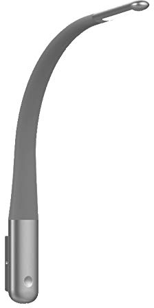 Bettleuchte 'Sedani' 4W Leseleuchte Flex Silikonhals warmweiss, Farbe:Silbergrau