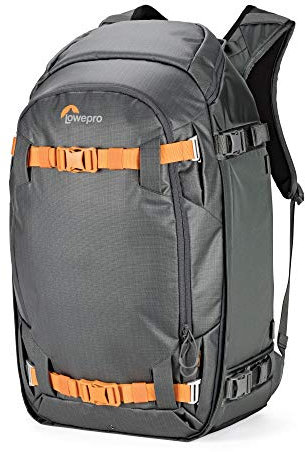 Lowepro LP37227-PWW Whistler BP 450 AW II Outdoor Rucksack (geeignet für jede Jahreszeit für Pro DSLR and Spiegellose Kameras, Laptop und Outdoor Equipment), Grau