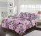 click2style New Modern Polycotton Duvet Cover Set with Pillow Cases Beddings (Amelia Lilac, Single)