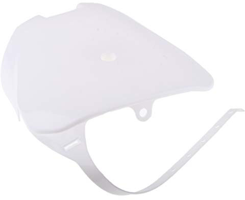 balikha White New Front Number Plate for Honda CRF 70, CRF100, CRF80, High Gloss and Resistance to Breaking