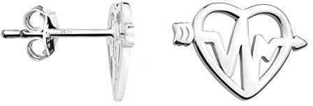 SOFIA MILANI - Damen Ohrringe 925 Silber - Herzschlag Ohrstecker