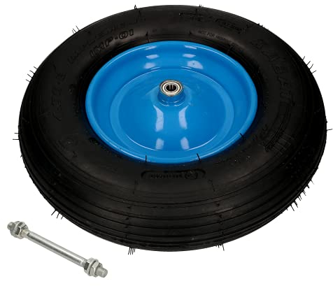 KOTARBAU® Schubkarrenrad 4.80/4.00-8 Verstärkter Reifen 230kg Hergestellt in der EU Ø 390mm