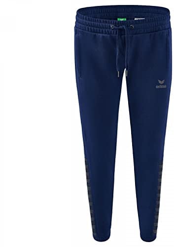 Erima Damen Essential Team Sweathose (2102205), New Navy/Slate Grey, 34