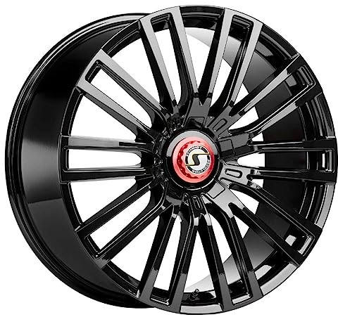 Schmidt Felge Eckstein 10.5Jx23 ET40 5x108 GlossBlack kompatibel mit Jaguar F-Pace Typ DC