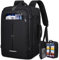 Lubardy Reiserucksackc Herren Damen Handgepäck Rucksack Flugzeug Groß Laptop Rucksack 17 Zoll Wasserdichter Daypack Weekender Business