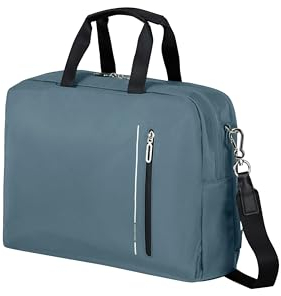 Samsonite Bailhandle 15.6 2 comp, Borsa per laptop, Grey (Petrol Grey)