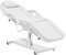 Physa Hydraulische Kosmetikliege 200 kg Sitzhöhe: 67-78 cm 360°-drehbar Weiß Kunstleder Behandlungsliege Kosmetikstuhl Therapieliege Massageliege Tattooliege Massagetisch
