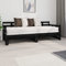 Camerina Tagesbett Ausziehbar Schwarz Massivholz Kiefer 2X(80x200) cm Bett Ausziehbar Bett Zum Ausziehen Ausziehbares Tagesbett Bett Sofa