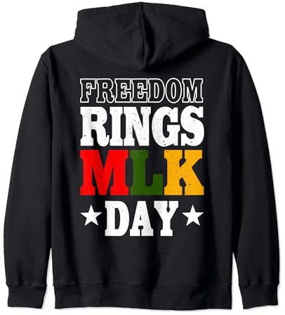 Freedom Rings MLK Day - Afroamerikanische Bürgerrechtsbewegung Kapuzenjacke