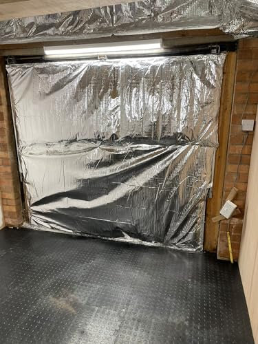EcoPro Garage Door Insulation Kit | Multi-Layered Reflective Foil Insulation Blanket | 6m2 Kit Including Fixing Tapes