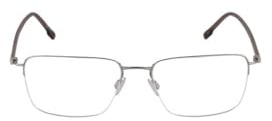 Rodenstock Brille mit Sehstärke für Herren optional mit Sonnenbrillentönung oder Blaulichtfilter, Quadratisch, gefertigt aus Titan (inklusive Brillenetui)