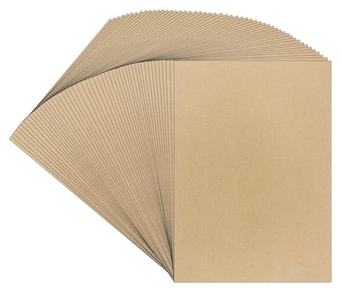 Ideen mit Herz Kraftpapier selbstklebend | DIN A4 | 80 g/m² | bedruckbar mit Laser- und Tintenstrahldruckern | 50 Bogen