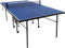 HLC Faltbarer Tischtennistisch, 12 mm dick, MDF-Platte, Stahlbeine, mit Tragetasche, 206 x 114,5 x 76 cm