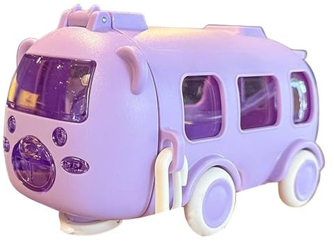 Jlkegfdf Bus Water Cup - 500ml Car Water Cup with Straw and Strap - Kids Drink Cup, Drinking Jug with Wheels for School, Sports Travel for Camping Trips