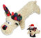 ROSAUI Hundespielzeug Weihnachten, Quietschend Spielzeug für Große Mittlere Kleine Hunde. Geschenke für Hunde, Kuscheltier Rentiere, Hunde