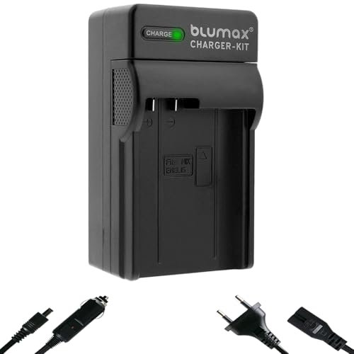 blumax Charger for Nikon EN-EL15c EN-EL15b EN-EL15a EN-EL15 batteries - charger is compatible with - Nikon D500 D800 D850 D7500 Z8 Z7 II Z6 III Z5 Zf