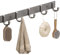Enigmaire Küche Edelstahl Hängeleiste,Utensil Küchenreling,Hakenleiste für Küchenutensilien,küchenreling,Gutes Tragfähigkeit,Wird in Küche,Bad,Schlafzimmer und Eingangsbereich verwendet.