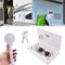 Ducha Para Autocaravana, Ducha Para Acampar Kit De Ducha Al Aire Libre Caja De Ducha Para Autocaravana Con Interruptor De Agua FríA Y Caliente Y Cabezal De Ducha Para Caravana Marina Blanco