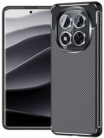 betterfon Hülle Kompatibel mit Xiaomi Redmi Note 14 Pro 5G | Handyhülle Silikon Back Cover Case TPU Bumper | Schwarz