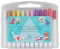 Rairu Wasserdichtes 3D Modell Malvorlagen 24 Farbe Acrylmarker Set Schnell Trockener Kunstpinselmarker Stift