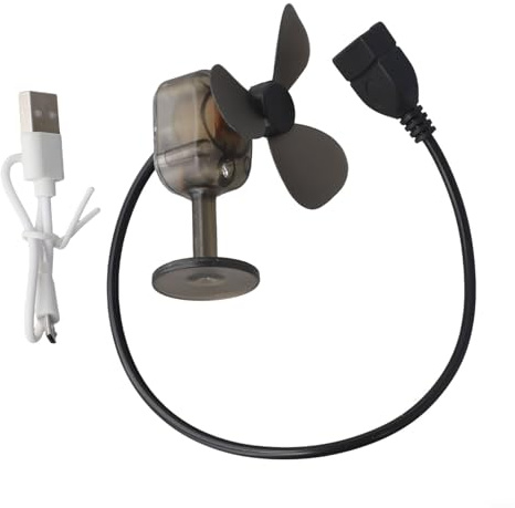 Tragbare Windturbine USB 5W Ladegerät mit Atmosphärenlicht Nachhaltige Outdoor Powerbank für Radfahren, Reisen, Auto oder Elektrofahrzeug