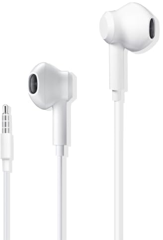 Auricolari, auricolari cablati, cuffie auricolari auricolari auricolari da 3,5 mm, auricolari con microfono e controllo del volume, compatibili con iPhone 6S / 6 / Plus/iPhone SE / 5 / 5C / MP3 / MP4