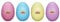 Play-Doh Hasbro 4 Pack Eggs