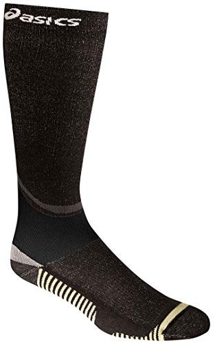 ASICS Calze Rally Ginocchiera, Nero, Black, M
