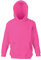 Sudadera con capucha para niños (unisex), de la marca Fruit of the Loom Rosa fucsia 12 años