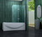 Duschtrennwand TWO 120 x 140 cm (Badewanne)