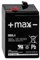 Akku kompatibel Powerline 6V 4Ah AGM Blei Accu Batterie wartungsfrei wie 4,5Ah