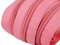 2 m endlos Reißverschluss 5 mm Laufschiene + 5 Zipper Meterware teilbar Farbwahl (rosa)