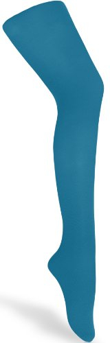 Merry Style Collants Fins pour Filles - Collants pour Enfants Vêtements de Ballet pour Filles en Microfibre 60 DEN WLSS001 (Turquoise Sombre-78 92-98)