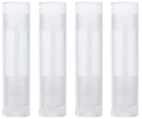 Leer Behälter Lippenbalsam Hülse mit Kappen 25pcs